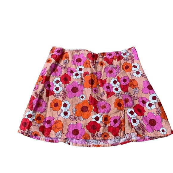 Urban Outfitters Mini Skirt Mod Retro 70s Hippie M - Picture 1 of 6